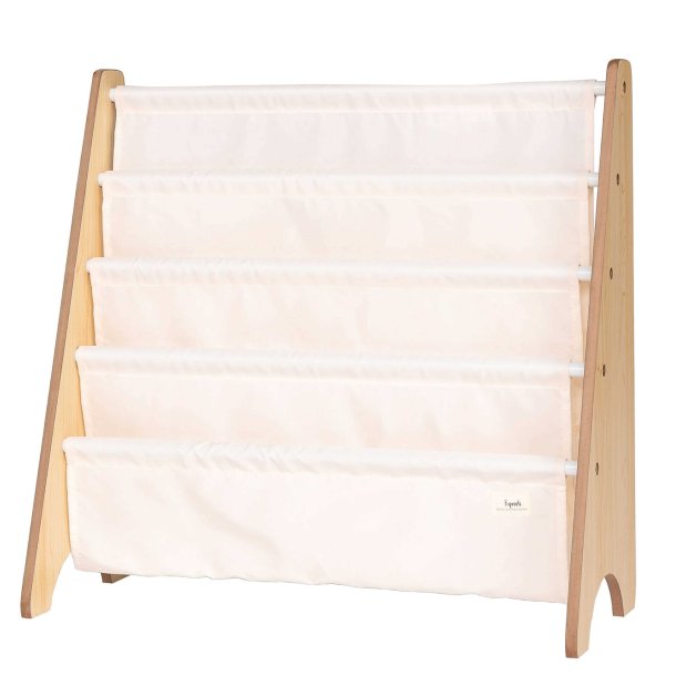 3 Sprouts Book Rack, Cream