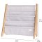 3 Sprouts Book Rack, Light gray