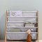 3 Sprouts Book Rack, Light gray