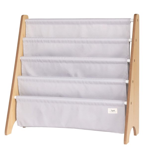 3 Sprouts Book Rack, Light gray