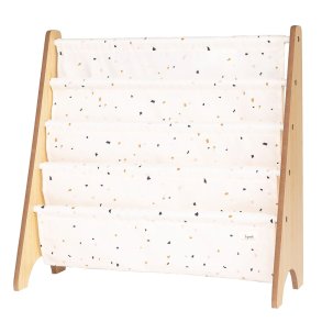 3 Sprouts Book Rack, Terrazzo/Cream