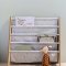 3 Sprouts Book Rack, Terrazzo/Light gray