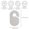 3 Sprouts Closet Dividers (8 pieces), Beige grey