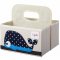 3 Sprouts Storage basket with handle for Diapers, Whale