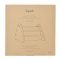 3 Sprouts Dobbelt-sidet Bogreol, Terrazzo cream