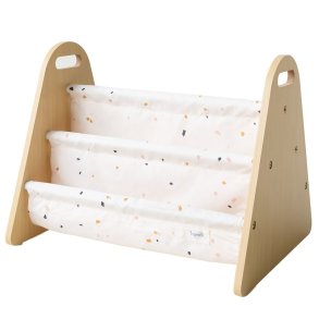 3 Sprouts Dobbelt-sidet Bogreol, Terrazzo cream