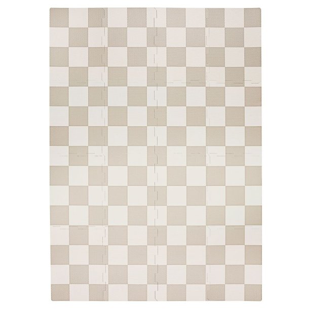 3 prouts Gulvpuslespil, Checkerboard beige