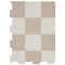 3 prouts Gulvpuslespil, Checkerboard beige