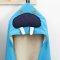  3 Sprouts Baby Towel with Hood 76cm X 76cm, Monkey/Grey