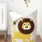 3 Sprouts Laundry Basket, Swan