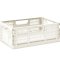 3 Sprouts Modern Folding Crate - Large, Cream