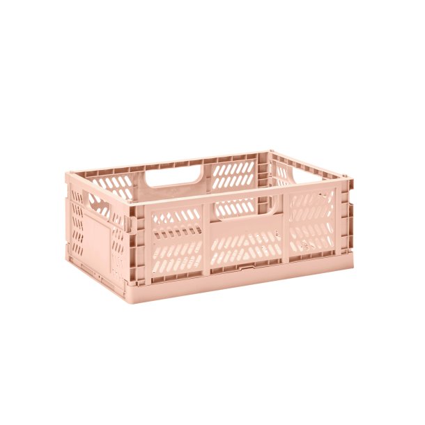 3 Sprouts Modern Folding Crate - Large, Clay