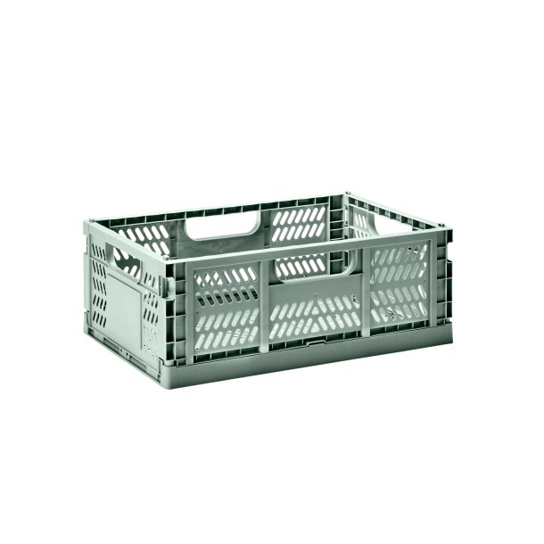 3 Sprouts Modern Folding Crate - Large, Green