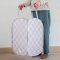 3 Sprouts Pop-up vasketjskurv, Checkerboard beige