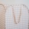 4 Sprouts Hopfllbar Tvttkorg, Gingham beige