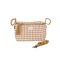 3 Sprouts Stroller Organizer, Quilt/Gingham mustard print