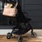 3 Sprouts Opbevaringskurv til klap- og barnevogn (Organizer), Quilt/Ler