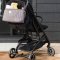 3 Sprouts Stroller Organizer, Quilt/Charcoal grey