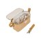 3 Sprouts Stroller Organizer, Quilt/Mustard