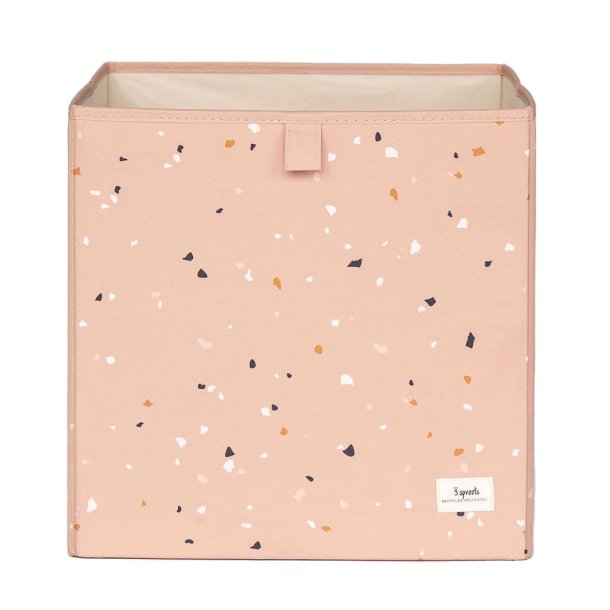 3 Sprouts Storage Box, Terrazzo/Clay