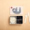 3 Sprouts Silicone Bento Food Box, Sloth/Gray