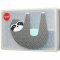 3 Sprouts Silicone Bento Food Box, Sloth/Gray