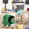 3 Sprouts Storage Container Round, Dinosaur