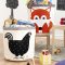 3 Sprouts Storage Container Round, Fox