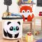 3 Sprouts Storage Container Round, Panda