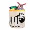 3 Sprouts Storage Container Round, Zebra