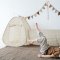 3 Sprouts Tent and Tunnel Set, Gingham Beige
