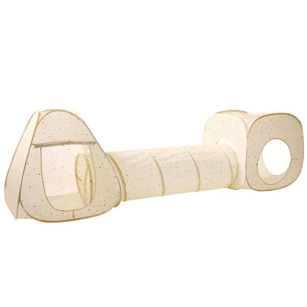 3 Sprouts Tent and Tunnel Set, Terrazzo beige