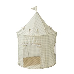 3 Sprouts Play tent,  Gingham beige