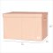 3 Sprouts Folding toy chest, Clay