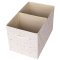 3 Sprouts Folding toy chest, Terrazzo/Cream