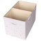 3 Sprouts Opbevaringskasse med lg, Terrazzo/Lysegr