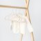 3 Sprouts Velvet Hangers (15 pieces),  Double dot beige