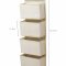 3 Sprouts Vgophng med lommer (Wall Organizer), Giraf