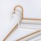 3 Sprouts Wheat straw hanger (Set of 15), ass. Cream/gray/brown
