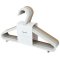 3 Sprouts Wheat straw hanger (Set of 15), ass. Cream/gray/brown