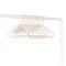 3 Sprouts Wheat straw hanger (Set of 15), Cream