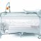 Asalvo Travel Cot Complete with Insert, Changing Table and Opening, Nordic