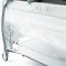 Asalvo Travel Cot Complete with Insert, Changing Table and Opening, Nordic