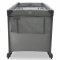 Asalvo Travel Cot Smooth with Insert, Grey