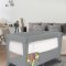 Asalvo Travel Cot Smooth with Insert, Grey