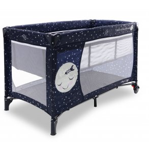 Asalvo Travel Cot Smooth with Insert, Moon