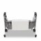Asalvo Bedside Crib Fold, grey
