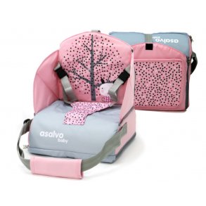 Asalvo Go Anywhere Booster Seat, Nordic Rose
