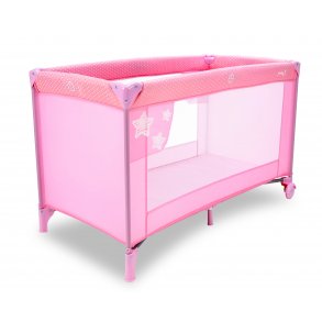 Asalvo Travel Cot Baleares Stars, Pink