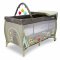 Asalvo Travel Cot Complete with Insert, Changing Table and Opening, Racoon